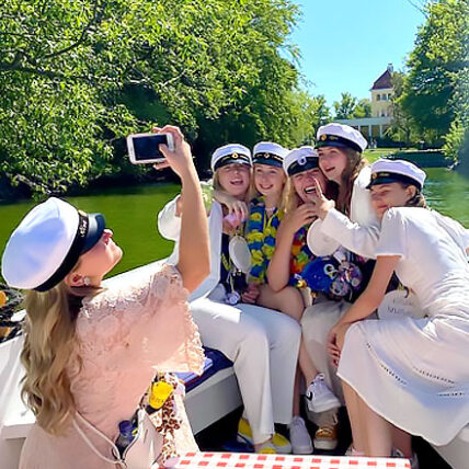 Fira studenten på Malmö kanal